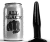 ALL BLACK - Prémium fekete anális dugó 11 cm