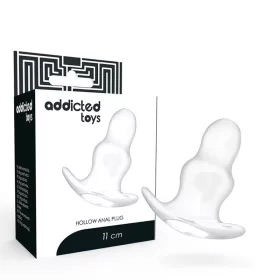   ADDICTED TOYS – áttetsző közepes anális tágító 11 cm