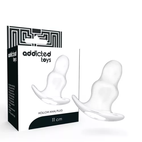 ADDICTED TOYS – áttetsző közepes anális tágító 11 cm