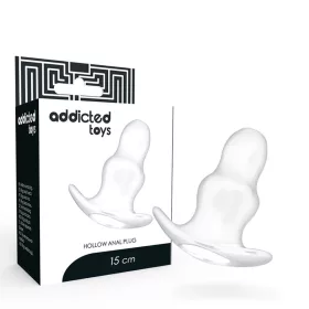   ADDICTED TOYS – nagy méretű átlátszó anál tágító 15 cm