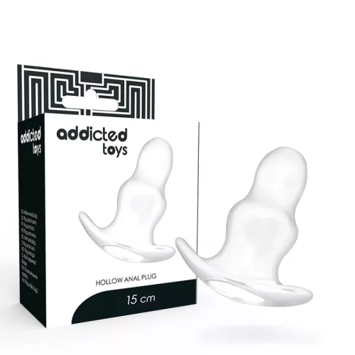 ADDICTED TOYS – nagy méretű átlátszó anál tágító 15 cm