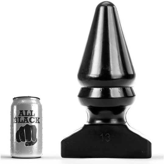 ALL BLACK – prémium anális vibrátor 28,5 cm