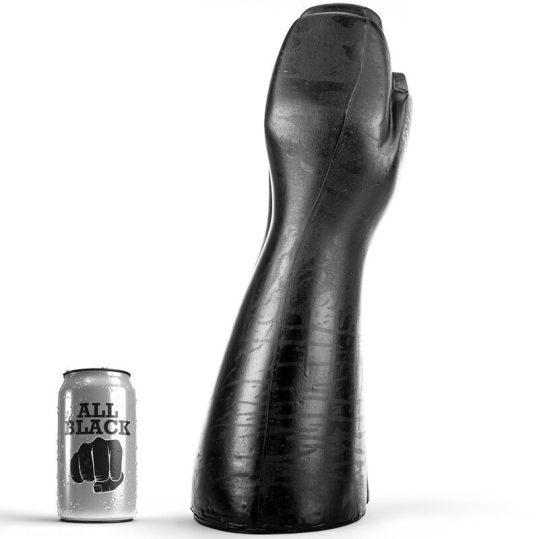 ALL BLACK – prémium fisting dildo 39 cm