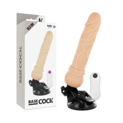   BASECOCK – valósághű vibrátor távirányítóval 19,5 cm