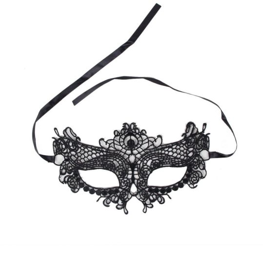 QUEEN LINGERIE - csipkés maszk egy méretben