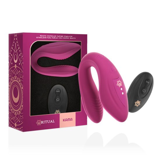 RITHUAL KAMA – távirányítós páros vibrátor, orchidea színben