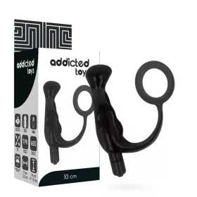 ADDICTED TOYS – 10 cm fekete prosztata vibrátor
