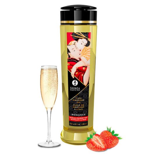 SHUNGA - EROTIKUS ROMANTIKUS MASSZÁZS OLAJ 240 ML