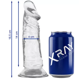 XRAY CLEAR – átlátszó, 16,5 cm-es dildó