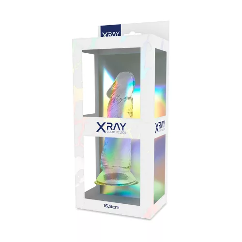 XRAY CLEAR – átlátszó, 16,5 cm-es dildó