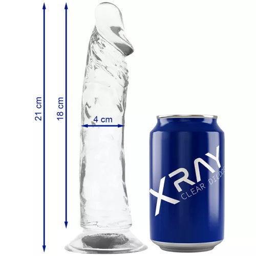 X RAY – átlátszó, 21 cm-es intim eszköz