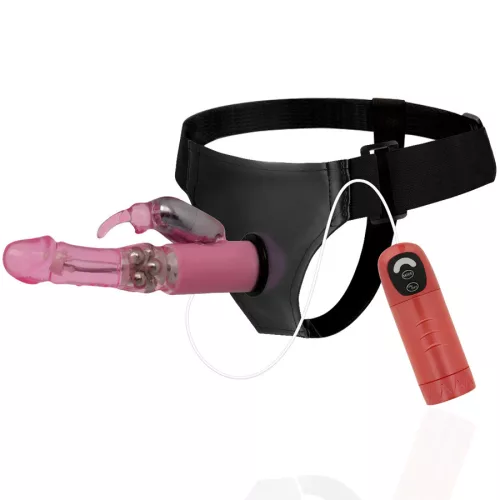 Harness Attraction – vibráló és forgó 18 cm-es maszturbátor