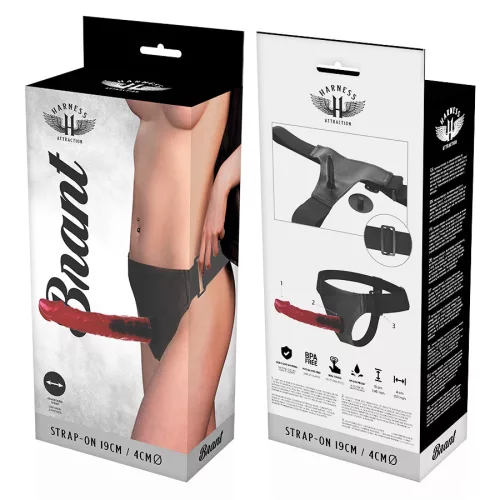 HARNESS ATTRACTION – prémium 19 cm-es dildó élményekhez