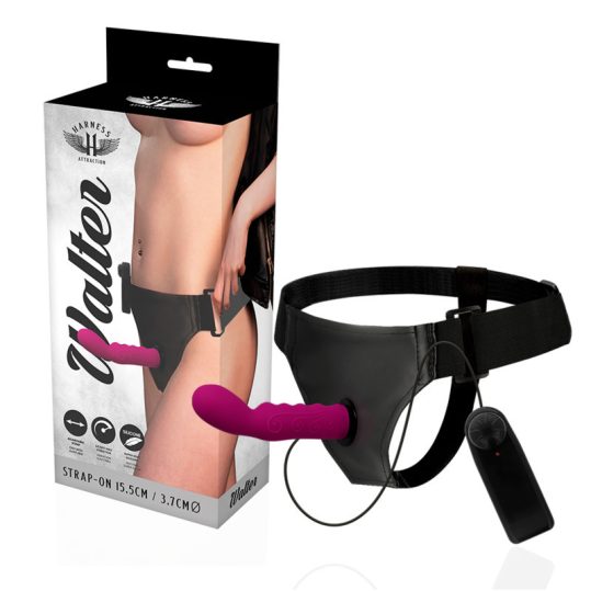 Harness Attraction – vibráló, prémium maszturbátor 15,5 cm