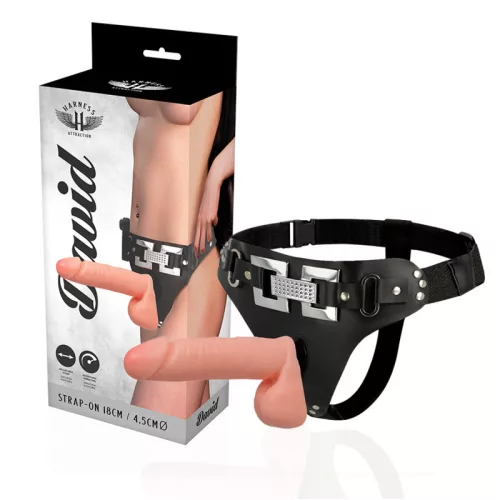 Harness Attraction – prémium vibráló harness 18 cm hosszú