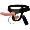 Harness Attraction - vibráló páros vibrátor 18 cm - 3,5 cm