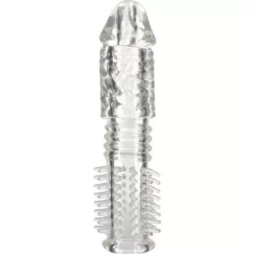 SEVEN CREATIONS – texturált szilikon péniszkapszula