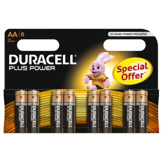 Duracell – prémium AA LR6 8 darabos elemcsomag