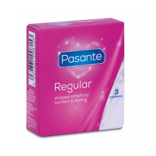 Pasante - normál méretű óvszer, 3 db