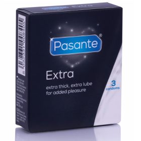 PASANTE - prémium extra vastag óvszer, 3 db