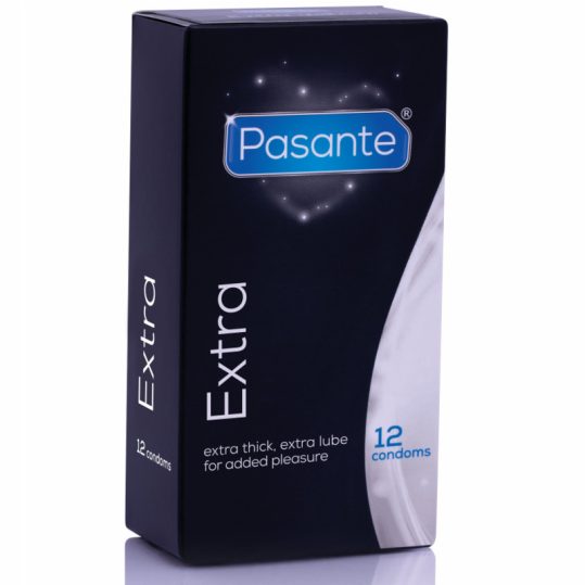 Pasante Extra – extra vastag óvszer, 12 db 