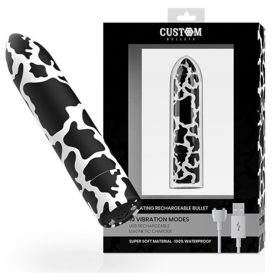 Custom Bullets – újratölthető mágneses vibrátor 10 fokozattal