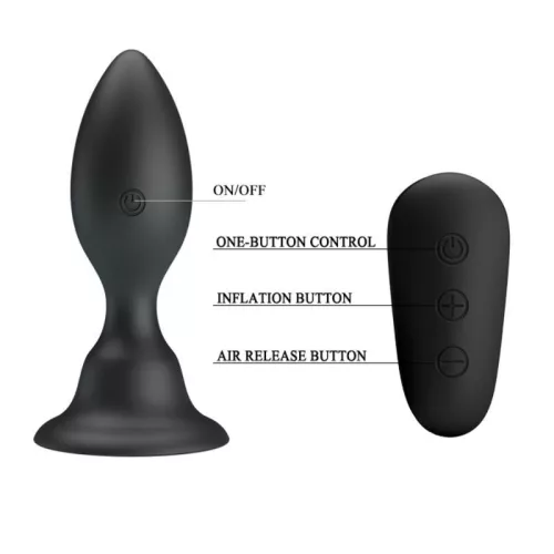 MR PLAY – vibráló anális dildó távirányítóval