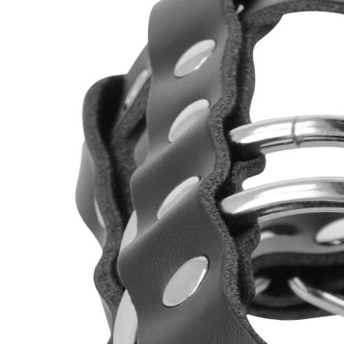 DARKNESS – bőrből készült zárható cövek intim védelemhez