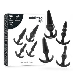 ADDICTED TOYS – 4 darabos prémium anál dugó szett