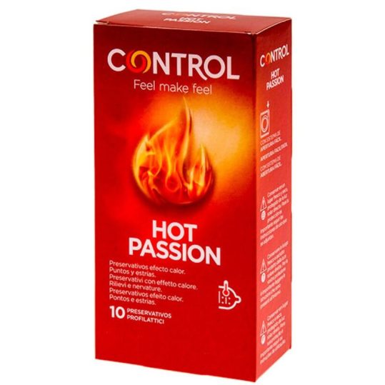 CONTROL - Forró szenvedély – 10 db melegítő hatású gél