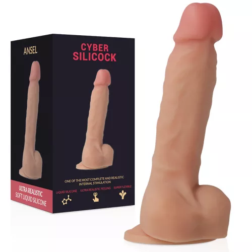 CYBER SILICOCK Ansel – ultra-realisztikus szilikon maszturbátor