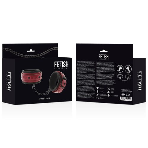 Fetish Submissive - vegán bőr kézi és bokakötöző