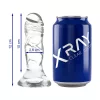X RAY - Prémium átlátszó péniszharang 12 cm hosszú