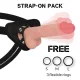 ROCKARMY – 22 cm-es vibráló rotátor és izgató harness