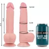 ROCKARMY – 22 cm-es vibráló rotátor és izgató harness