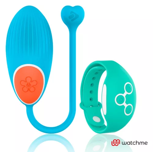 WEARWATCH – távirányítós tojás vibrátor aquamarine színben
