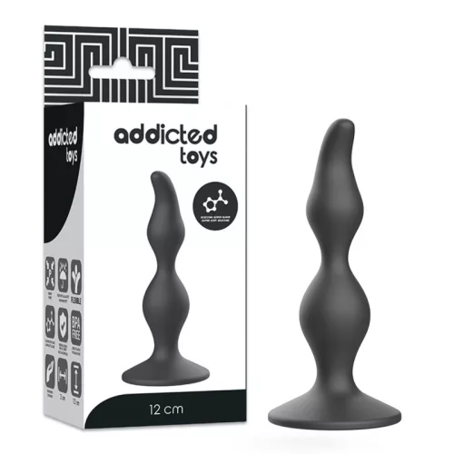 ADDICTED TOYS - 12 cm-es fekete anális izgató