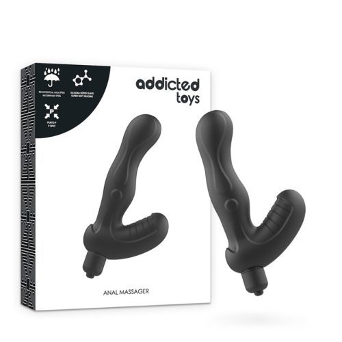 ADDICTED TOYS - szilikon prosztata vibrátor anális ingerléshez