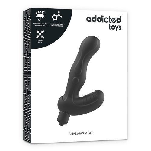 ADDICTED TOYS - szilikon prosztata vibrátor anális ingerléshez