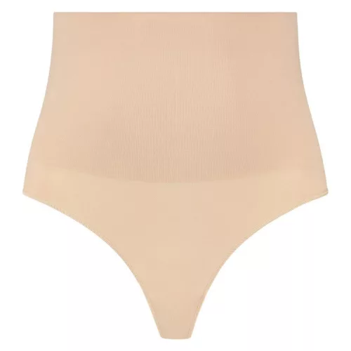 BYE-BRA – gyönyörűsítő sima női tanga bézs S méret