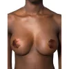 BYE-BRA - virágos melltartó tasak 3 db XL barna