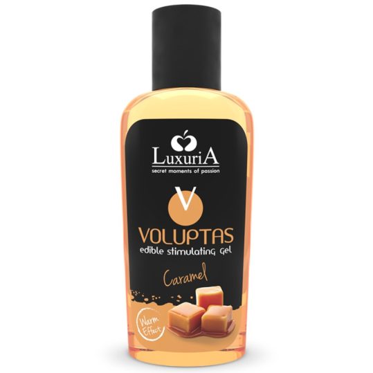 INTIMATELINE LUXURIA - édes masszázsgél karamell ízben 100 ml