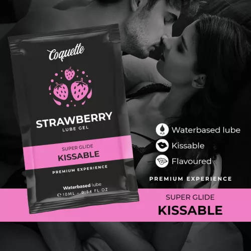 Coquette Chic Desire – eper ízű vízbázisú síkosító 10 ml