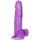 CALEXOTICS - prémium méretű dildó, 15,3 cm, lila