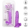 CALEXOTICS - prémium méretű dildó, 15,3 cm, lila