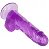 CALEXOTICS - prémium méretű dildó, 15,3 cm, lila