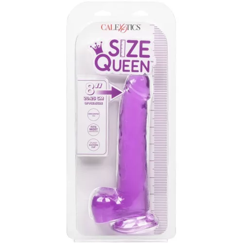 CALEXOTICS – méretes, lila dildó 20,3 cm hosszú