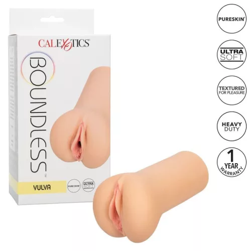 CALEXOTICS – prémium vulva maszturbátor világos bőrrel