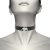 COQUETTE CHIC DESIRE – dupla gyűrűs vegán bőr choker