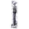 ALL BLACK – 27 cm-es felfújható szilikon anál vibrátor